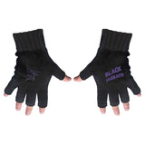 Black Sabbath Gloves - Purple Logo & Devil