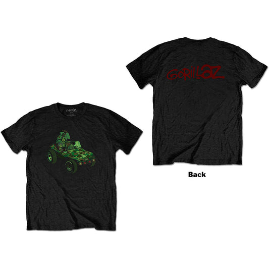 Gorillaz T Shirt - Group Green Geep