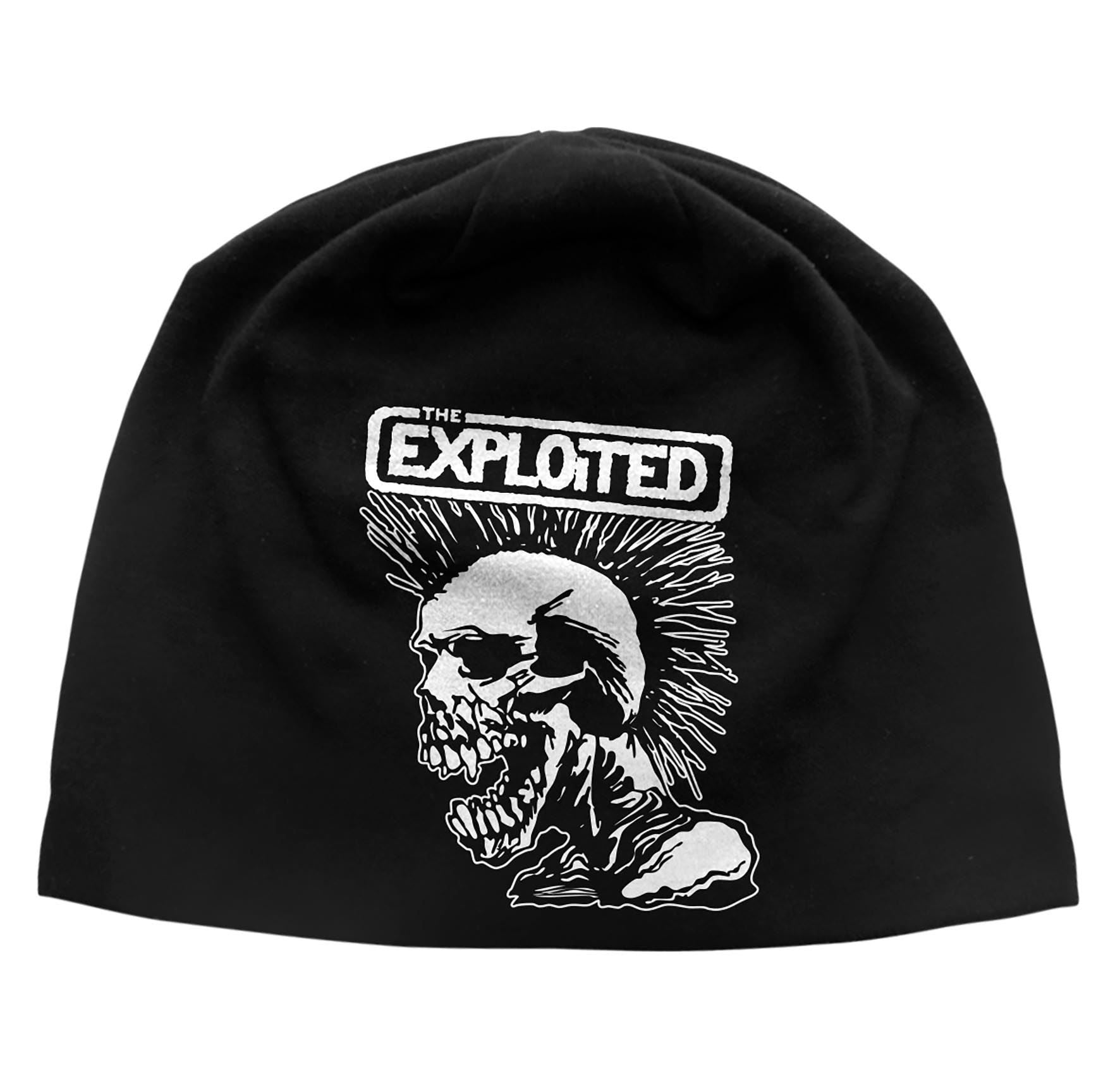 The Exploited  Beanie -  Mohican Skull  | Buy Now For 22.99