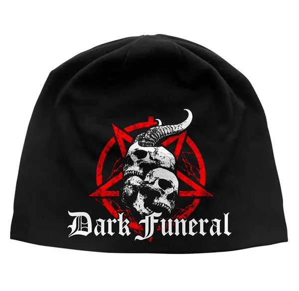 Dark Funeral Beanie - Skulls & Pentagram