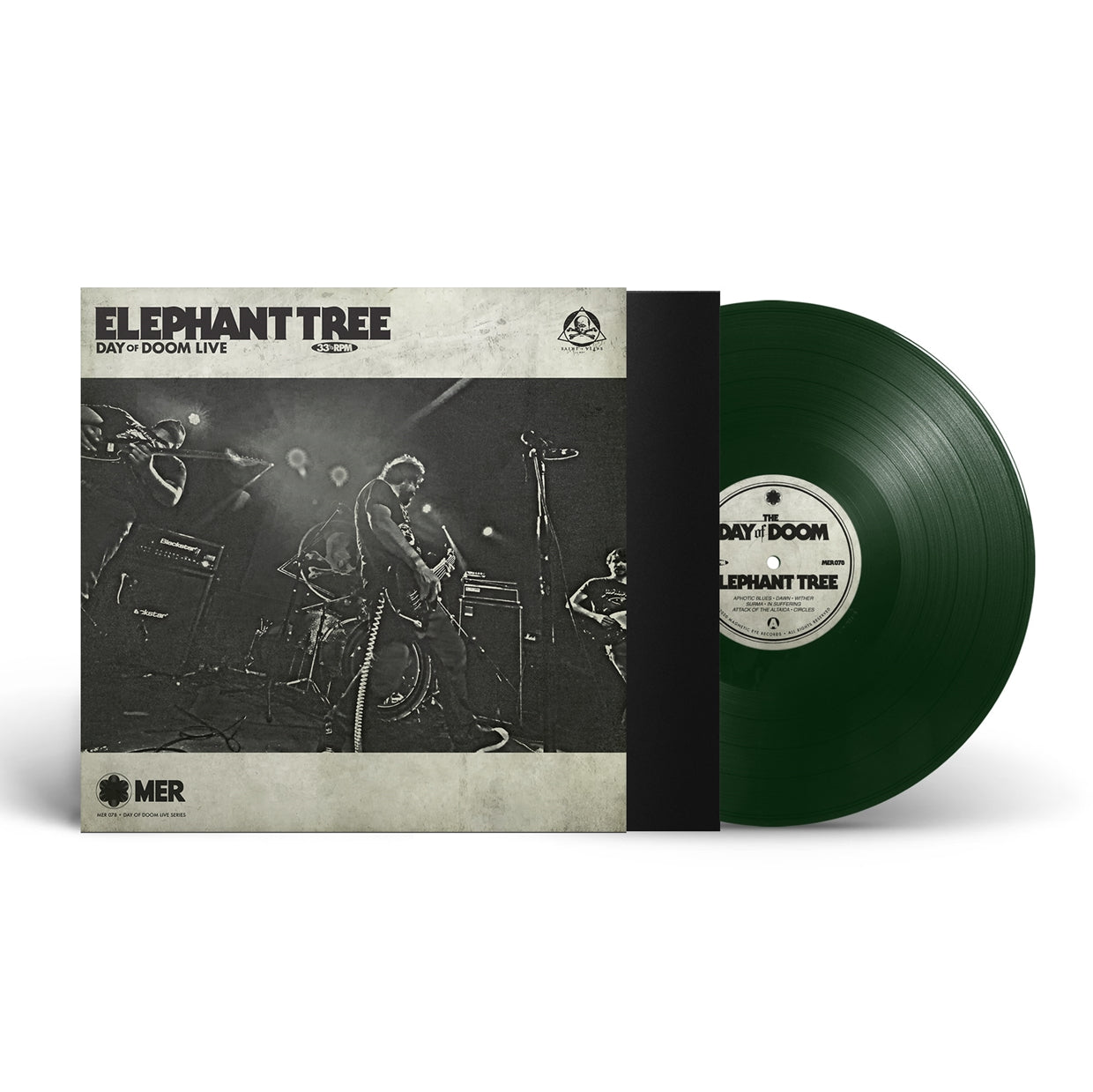 Elephant Tree LP - Day Of Doom Live (Dark Green Vinyl) | Buy Now For 55.99