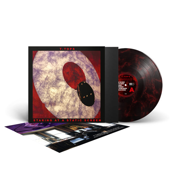 T-Tops LP - Staring At A Static Screen (Red/Blk Marble Vinyl) | Buy Now For 50.99