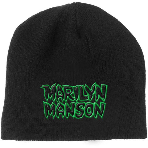 Marilyn Manson Beanie Hat - Logo