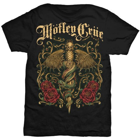 MÃ¶tley CrÃ¼e T Shirt - Exquisite Dagger