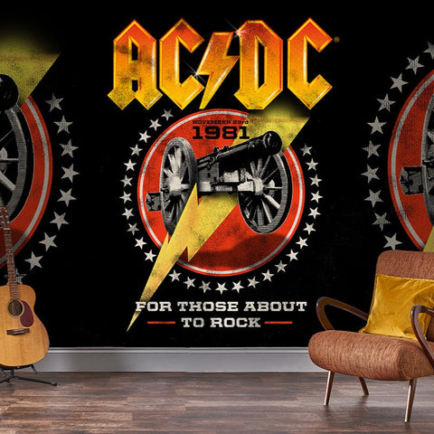 Rock Roll AC/DC Mural - 4m X 2.5m - About To Rock