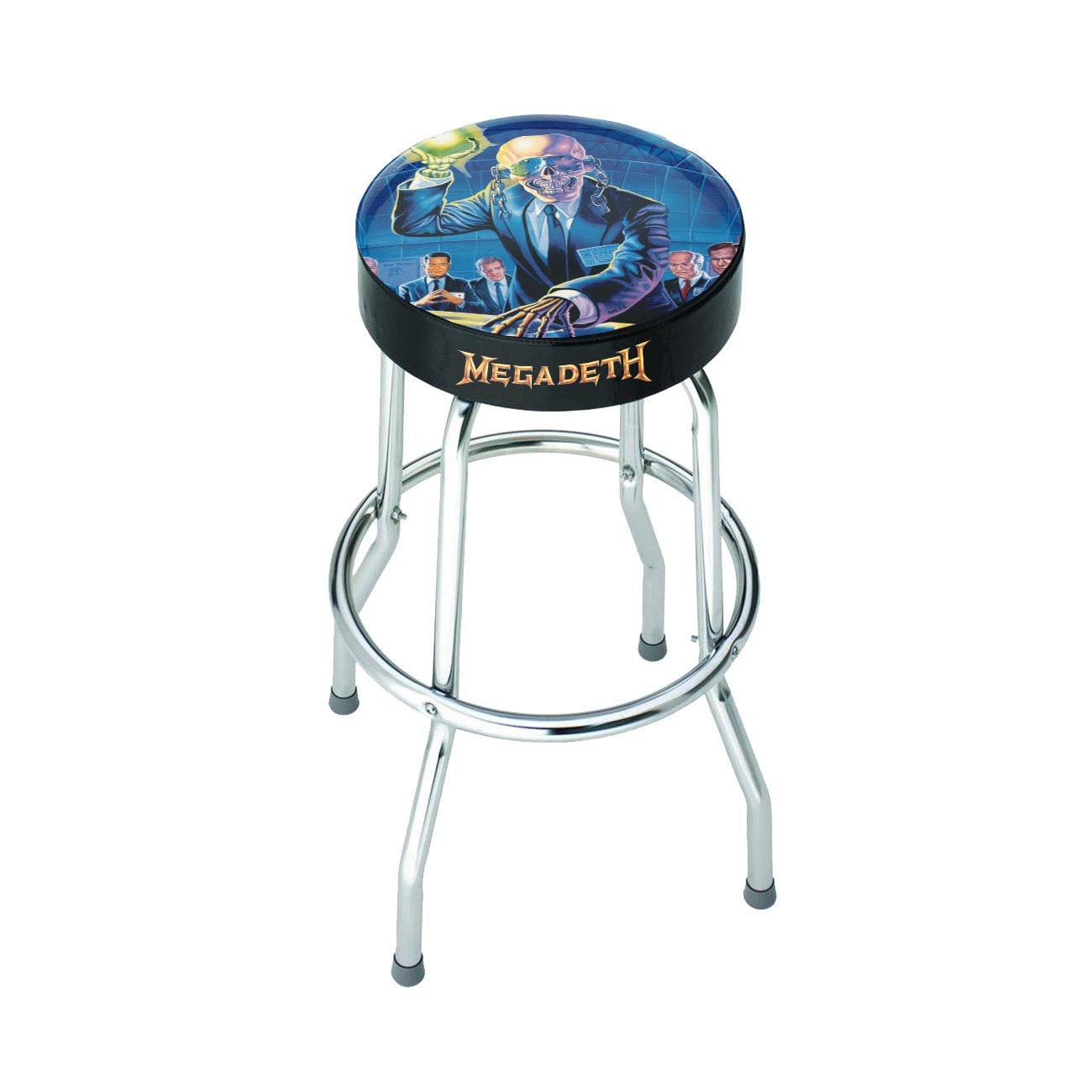 Rocksax Megadeth Bar Stool - Rest In Peace  | Buy Now For 89.99