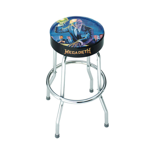Rocksax Megadeth Bar Stool - Rest In Peace  | Buy Now For 89.99