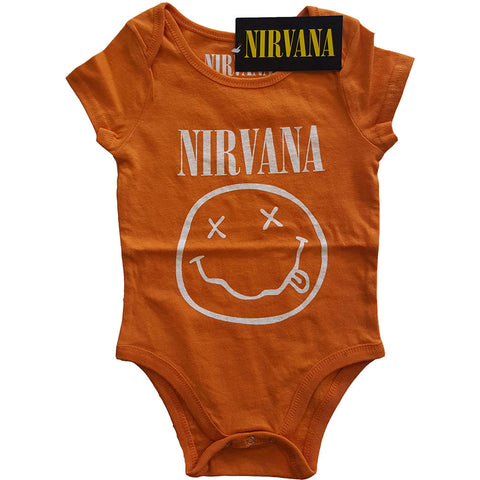 Nirvana Baby Grow - White Smiley