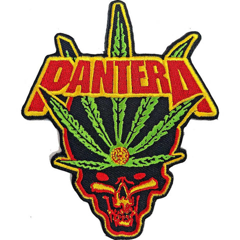 Pantera Patch - Leaf Skull Woven Patch