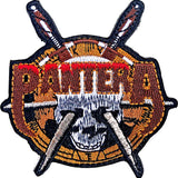 Pantera Patch - Skull Knives Woven Patch