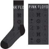 Pink Floyd Charcoal Socks - Later Years Symbols