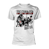  The Exploited T Shirt - Army Life (White) | Buy Now For 24.99