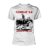 Combat 84 T Shirt - Orders Of The Day (White) | Buy Now For 24.99