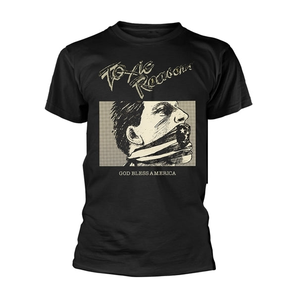 Toxic Reasons T Shirt - God Bless America (Black)