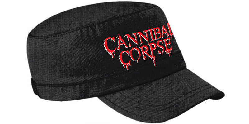 Cannibal Corpse Peaked Cap - Logo Army Cap