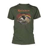 Rainbow T Shirt - Rising Distressed (Military Green) | Buy Now For 29.99