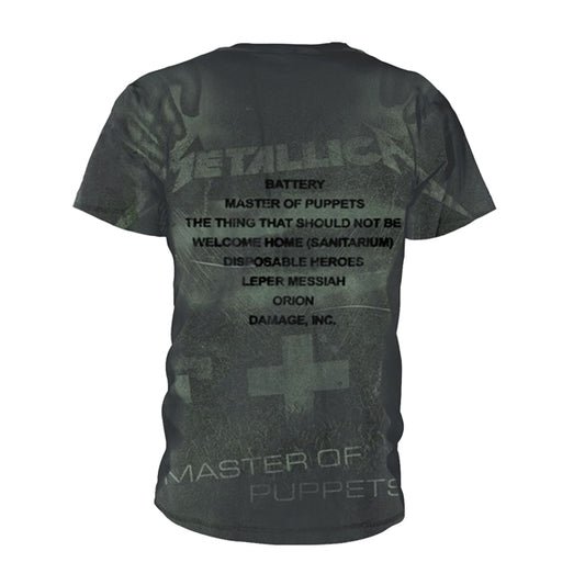 Metallica T Shirt - Master Of Puppets (All Over)