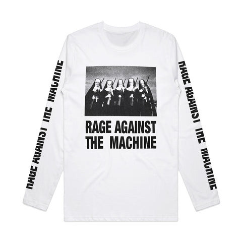 Rage Against The Machine Long Sleeve T Shirt - Nuns And Guns (Old)