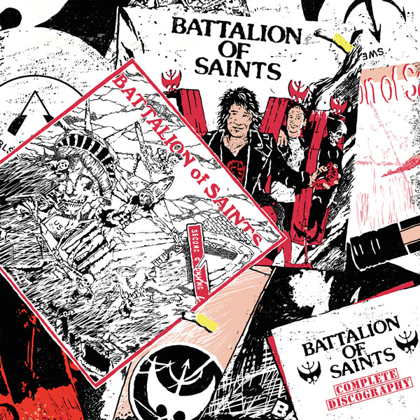 Battalion Of Saints LP - Complete Discography (Red, White And Blue Vinyl 3Lp) | Buy Now For 89.99