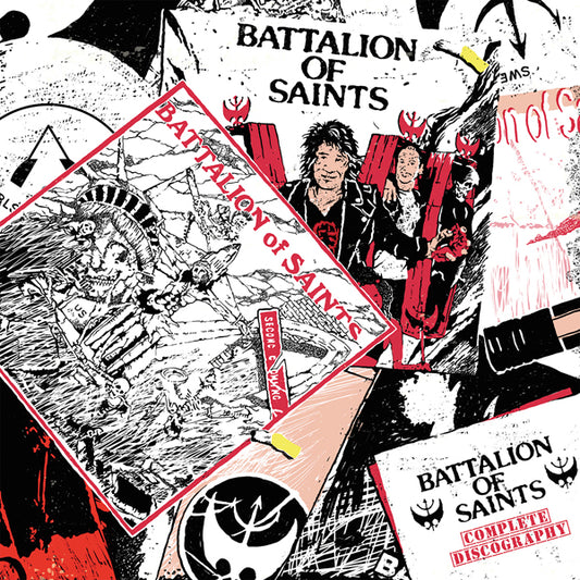 Battalion Of Saints LP - Complete Discography (Red, White And Blue Vinyl 3Lp) | Buy Now For 89.99