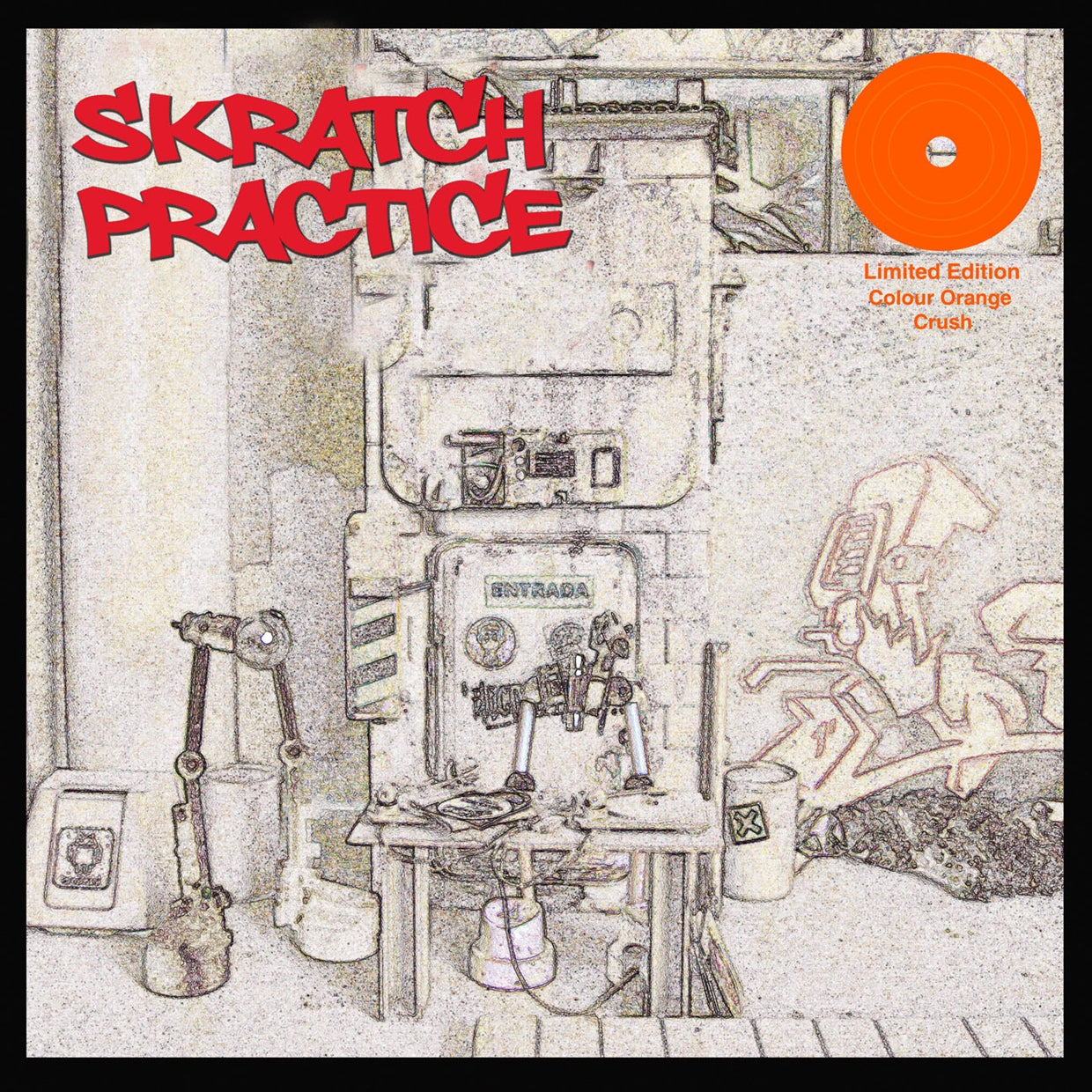 Dj T-Kut LP - Scratch Practice (Orange Vinyl) | Buy Now For 25.99