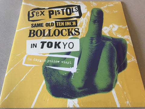 Sex Pistols LP Vinyl Record - Same Old Ten Inch Bollocks In Tokyo (Yellow Vinyl)
