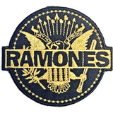 Ramones Patch - Gold Seal Woven Patch