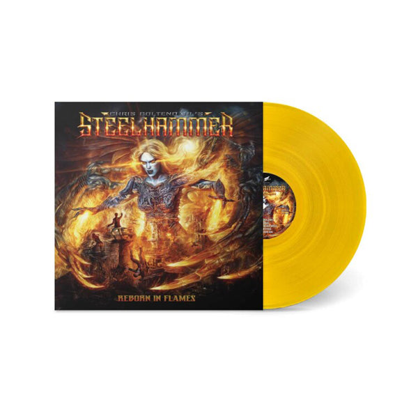 Chris Bohltendahl'S Steelhammer LP - Reborn In Flames (Sun Yellow Vinyl) | Buy Now For 59.99