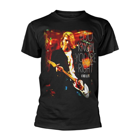 Kurt Cobain T Shirt - You Know You'Re Right | Buy Now For 29.99