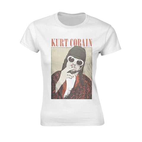 Kurt Cobain Women's T Shirt - Cigarette (Colour) | Buy Now For 29.99