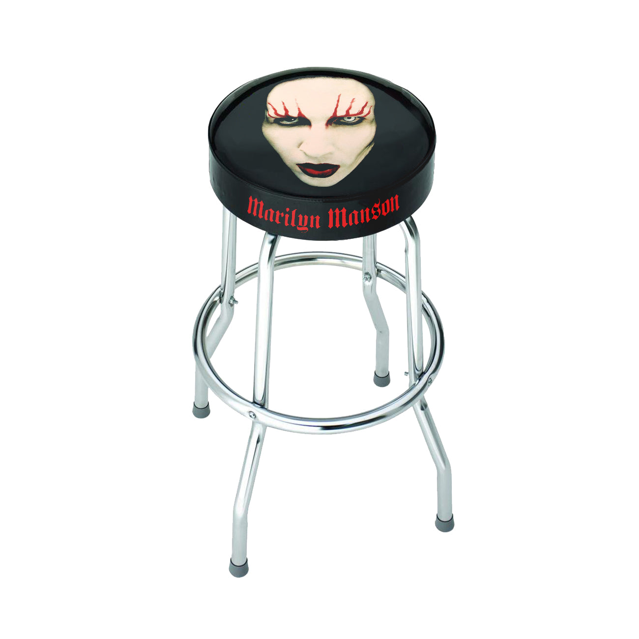 Rocksax Marilyn Manson Bar Stool - Red Lips From £89.99