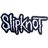 Slipknot Patch - Cut-Out Logo Black Border Woven Patch