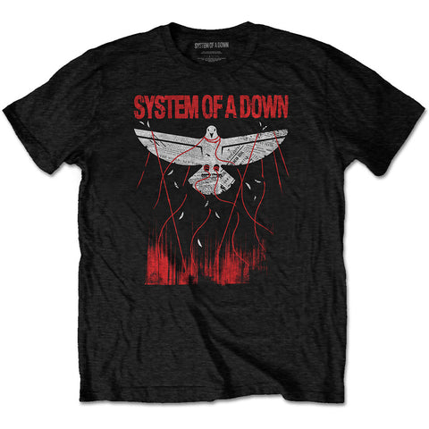 System Of A Down T Shirt - Dove Overcome