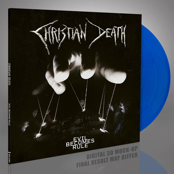 Christian Death LP - Evil Becomes Rule (Blue Vinyl) | Buy Now For 44.99