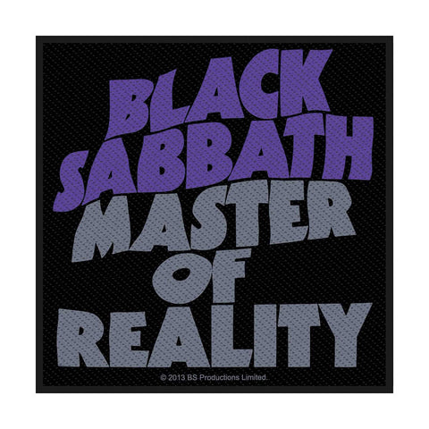 Black Sabbath Patch - Master Of Reality Retail Packaged Patch