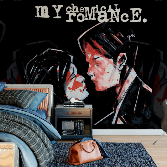 Rock Roll My Chemical Romance Mural - Three Cheers For Sweet Revenge