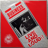  The Business LP - Live And Loud (Classic Black Vinyl Or Red Vinyl) | Buy Now For 35.99