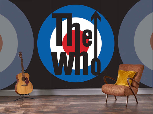 Rock Roll The Who Mural - Logo