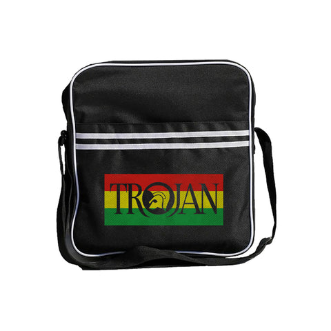 Rocksax Trojan Zip Top Messenger Bag- Flag