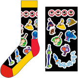 The Beatles Black Socks - Portholes & Characters