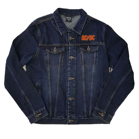 AC/DC Denim Jacket - About To Rock (With Back Print)