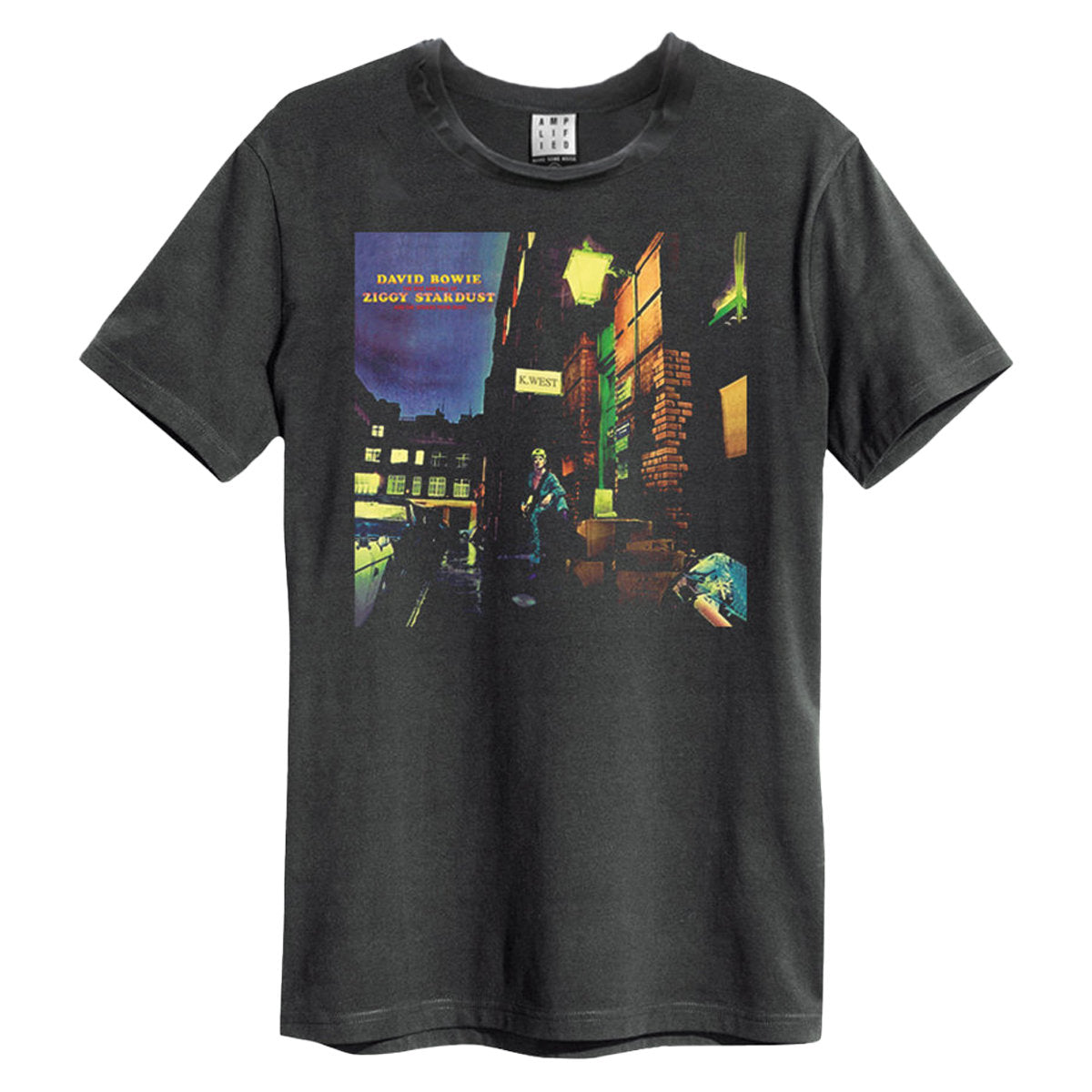 David Bowie   T Shirt -  Ziggy Stardust Amplified Vintage | Buy Now For 29.99