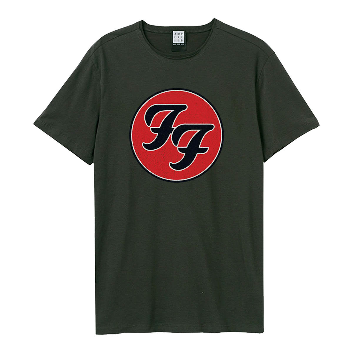 Foo Fighters   T Shirt -  Double F Logo Amplified Vintage | Buy Now For 29.99
