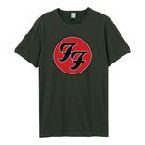 Foo Fighters   T Shirt -  Double F Logo Amplified Vintage | Buy Now For 29.99