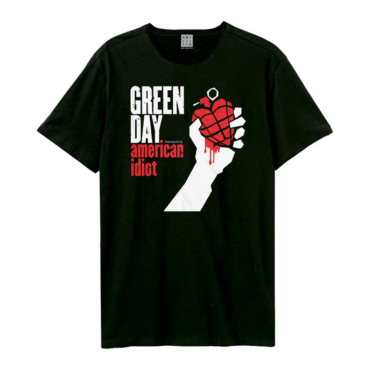 Green Day   T Shirt -  American Idiot Amplified Vintage | Buy Now For 29.99