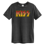 Kiss  T Shirt -  Classic Logo Distressed Amplified Vintage | Buy Now For 29.99