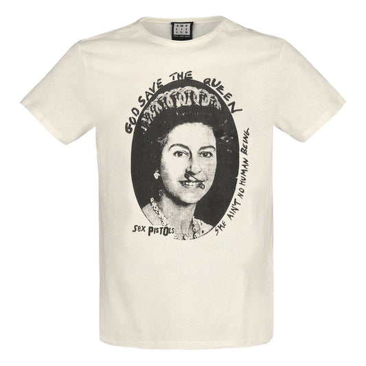 The Sex Pistols  T Shirt -  God Save The Queen Amplified Vintage | Buy Now For 29.99