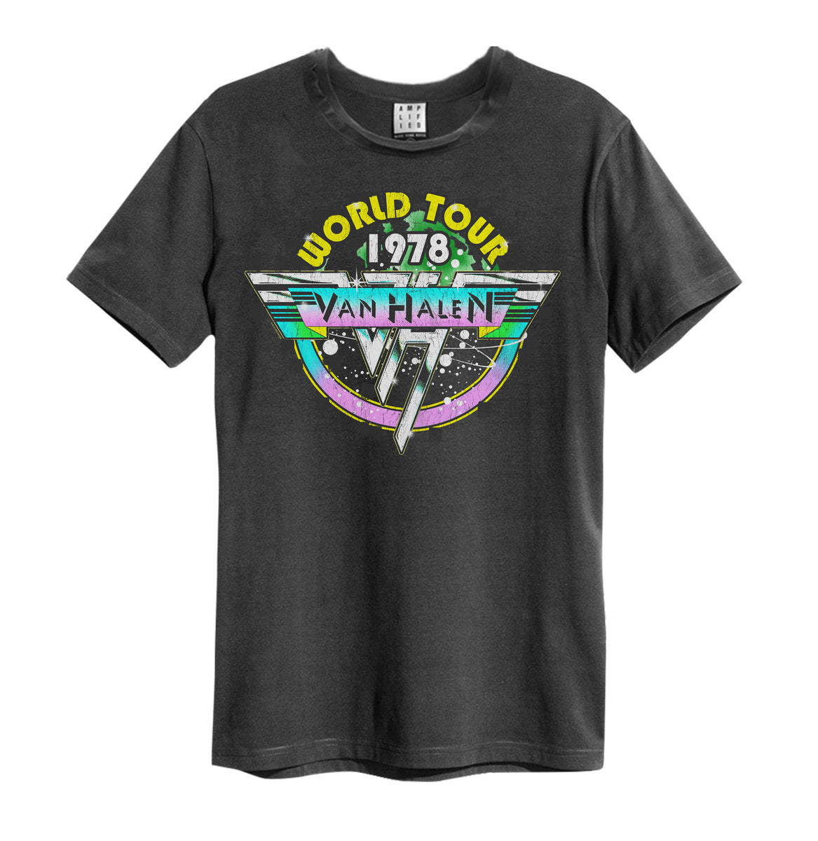 Van Halen  T Shirt -  World Tour 78 Amplified Vintage | Buy Now For 29.99