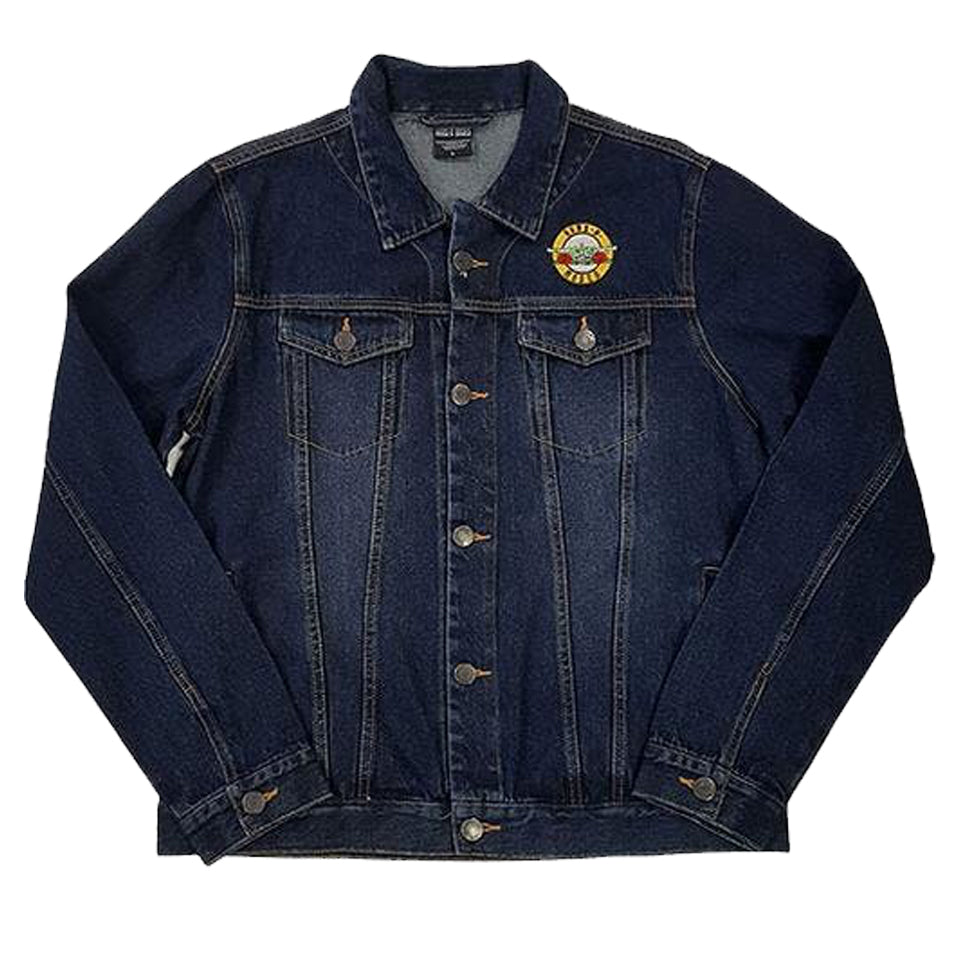Guns N' Roses Denim Jacket - Classic Logo (With Back Print)
