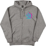 Blink 182 Hoodie - Grey Double Six Arrow Smile